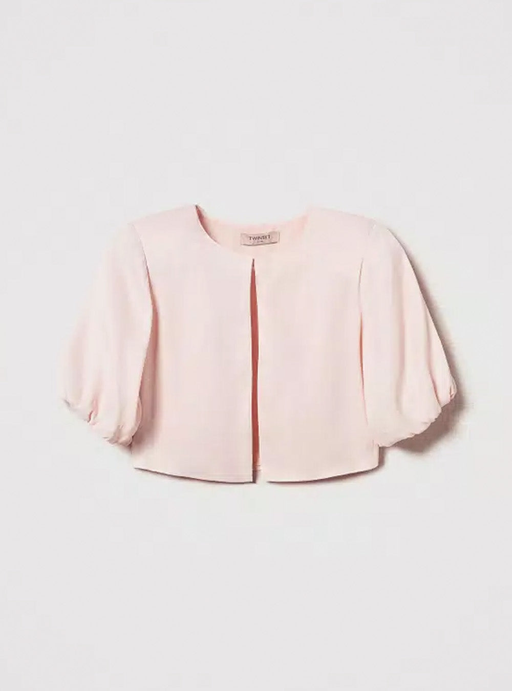 Twinset Satin Shrug - Bud Pink