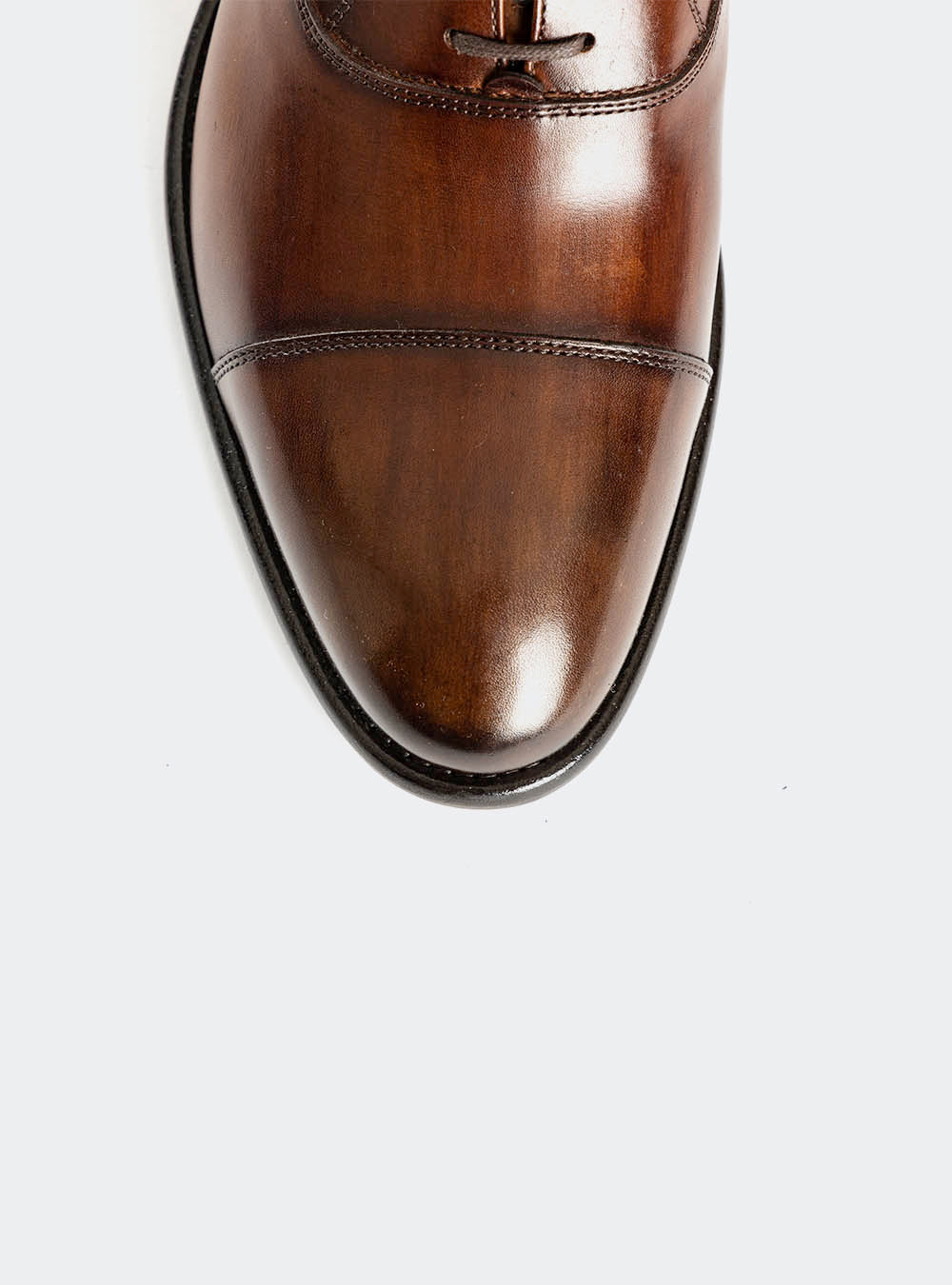 Calzoleria Toscana 2571 Cap-Toe Oxford Dress Shoe - Oak