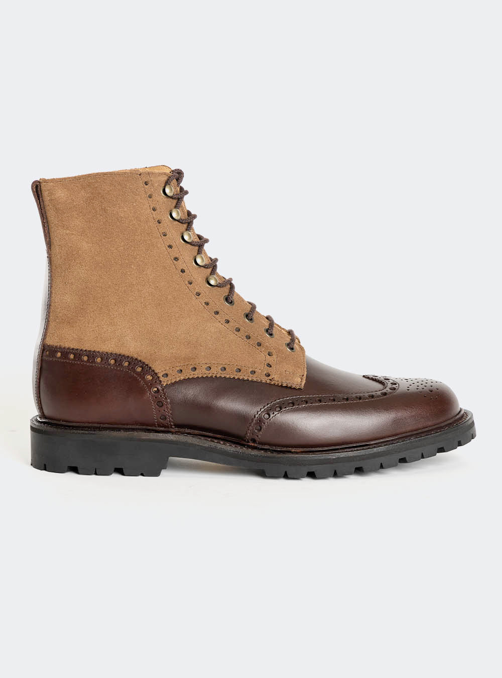 Crockett & Jones Islay - Chocolate Hurricane Hide & Desert Suede