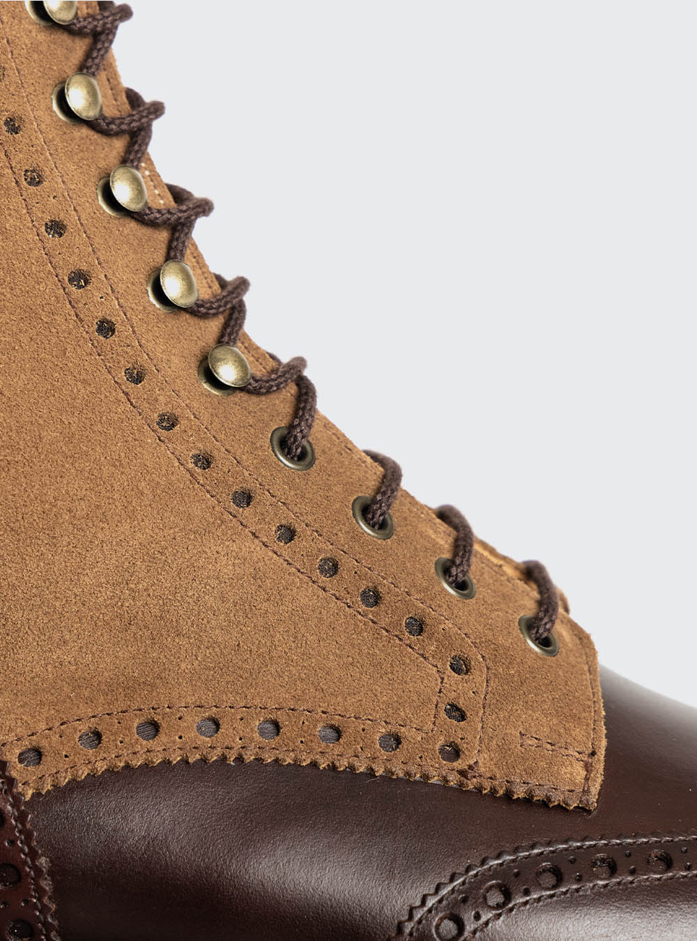 Crockett & Jones Islay - Chocolate Hurricane Hide & Desert Suede