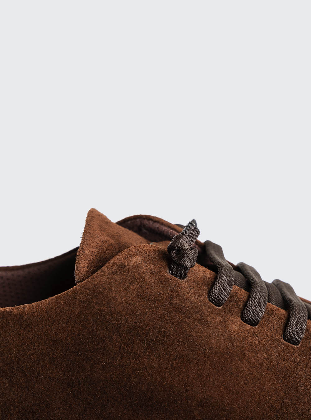 Fabiano Ricci U1250 Shadow Sole Suede Sneaker - Chocolate