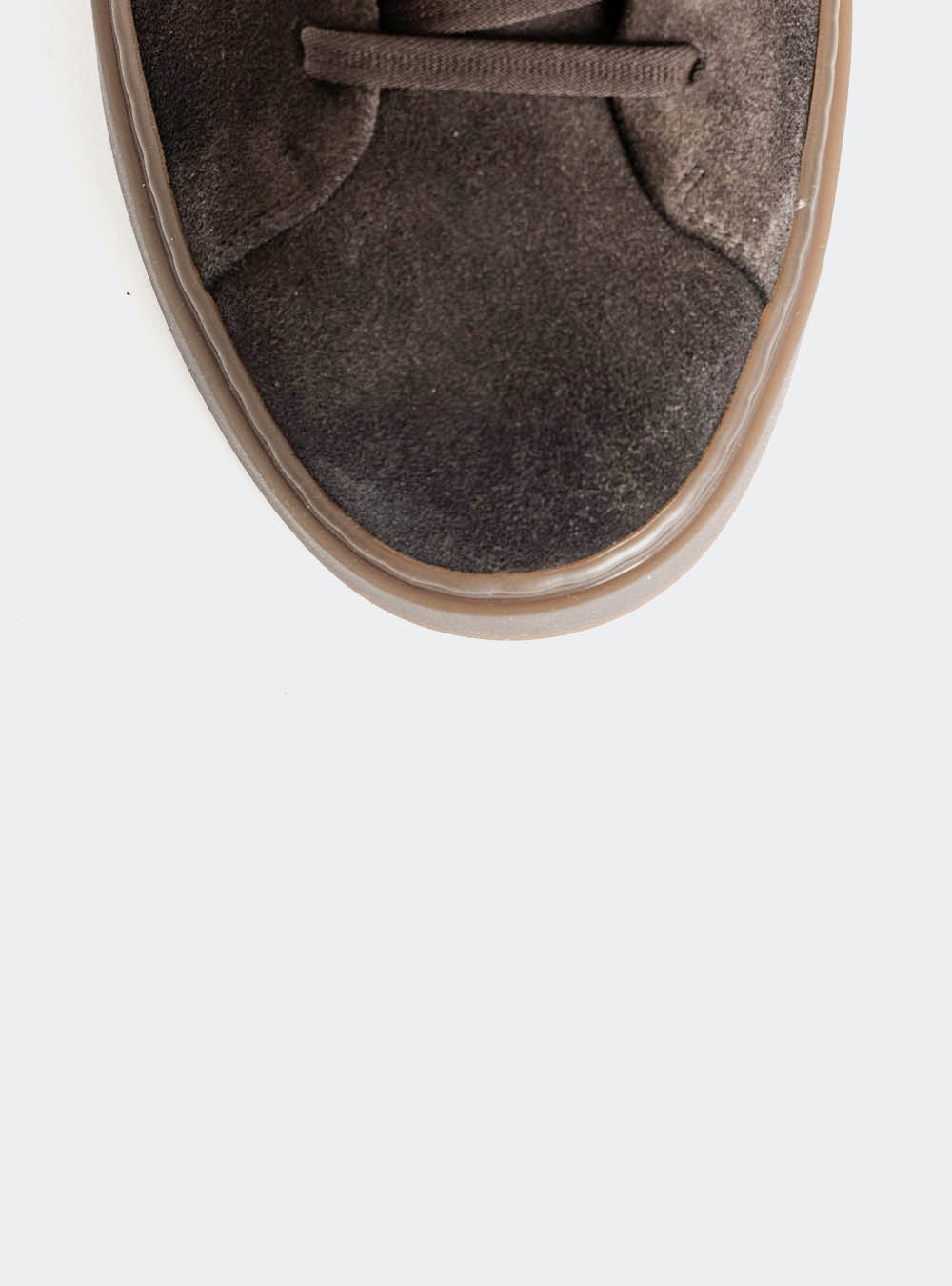 Fabiano Ricci U1250 Sigaro Sole Suede Sneaker - Coffee