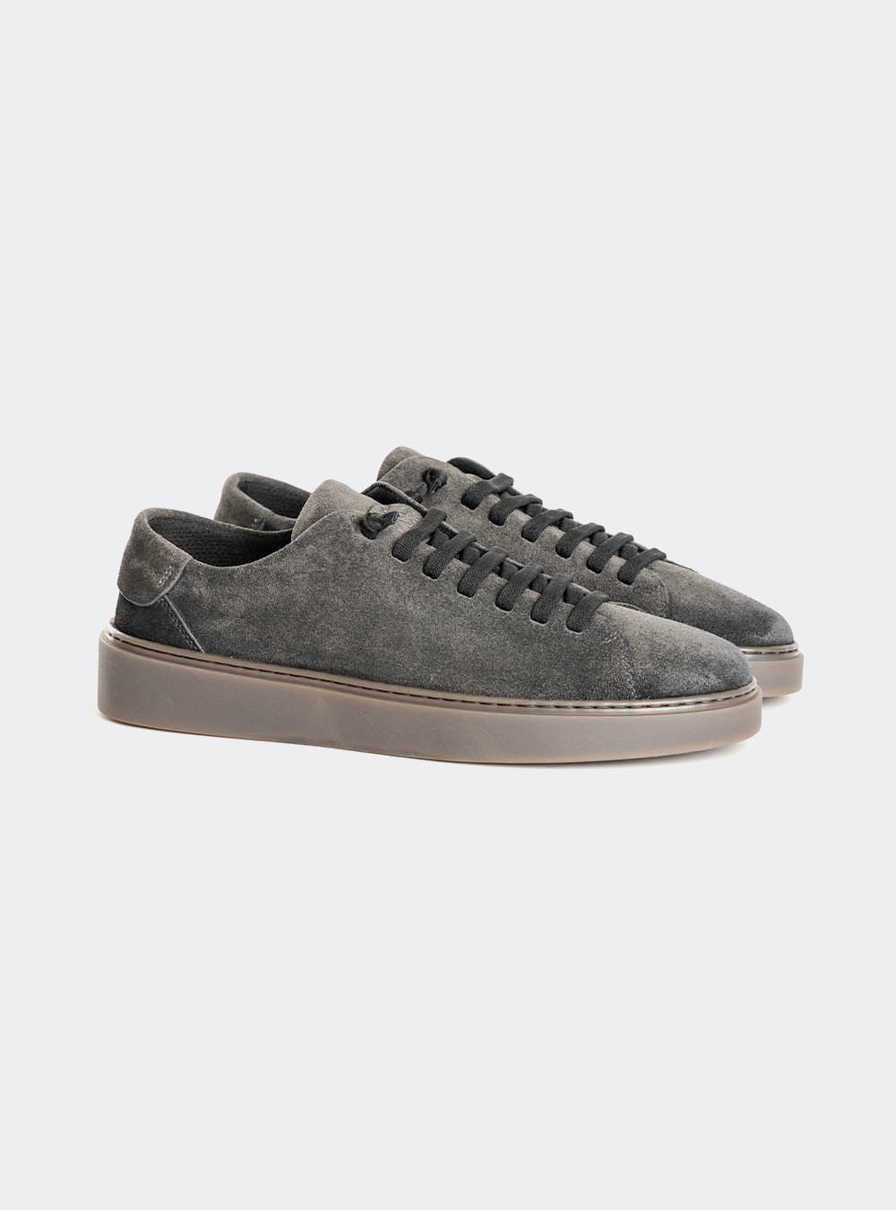 Fabiano Ricci U1250 Sigaro Sole Suede Sneaker - Flicker