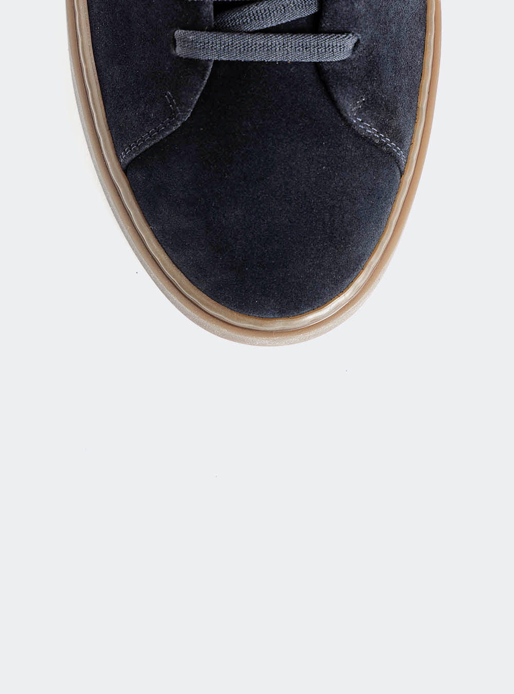 Fabiano Ricci U1250 Sigaro Sole Suede Sneaker - Navy