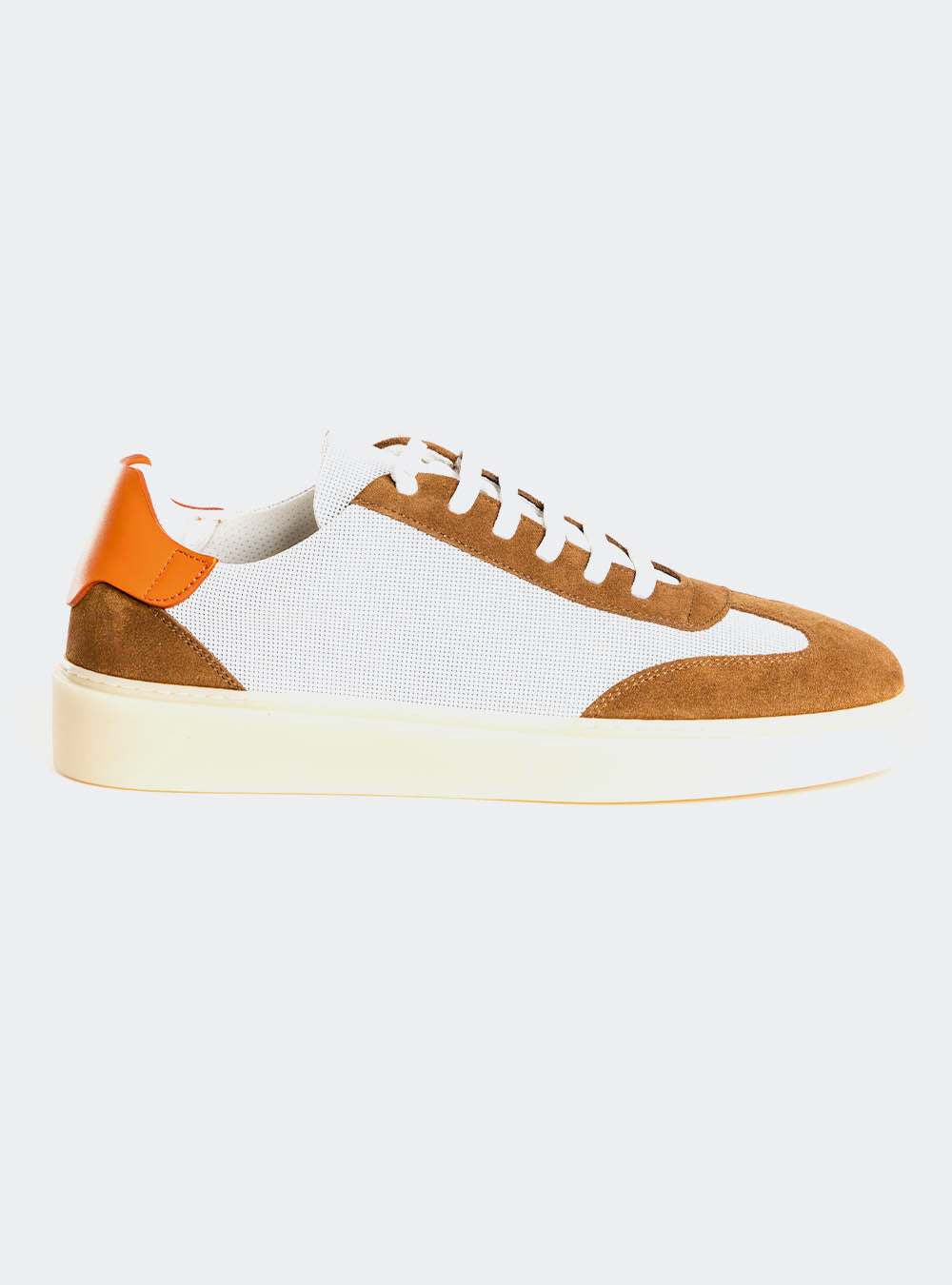 Fabiano Ricci U1630 Multipunch Sneaker - Brown/White