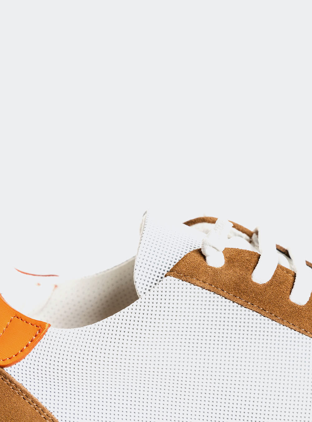 Fabiano Ricci U1630 Multipunch Sneaker - Brown/White