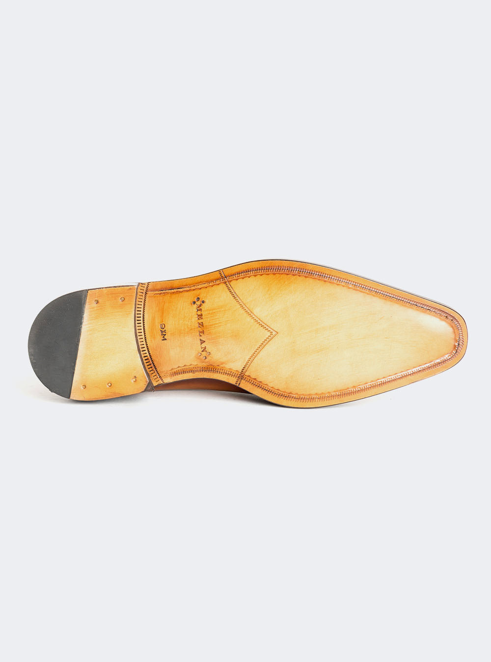 Mezlan Renzi Stitched Wing Tip Oxford - Cognac-Rust