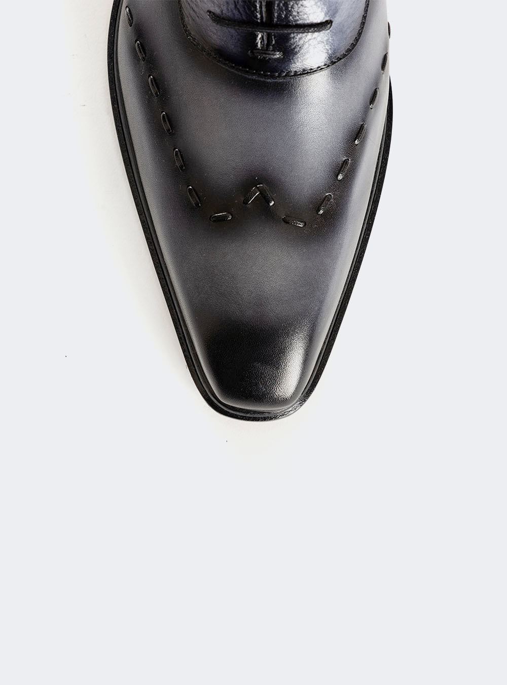 Mezlan Renzi Stitched Wing Tip Oxford - Dark Grey