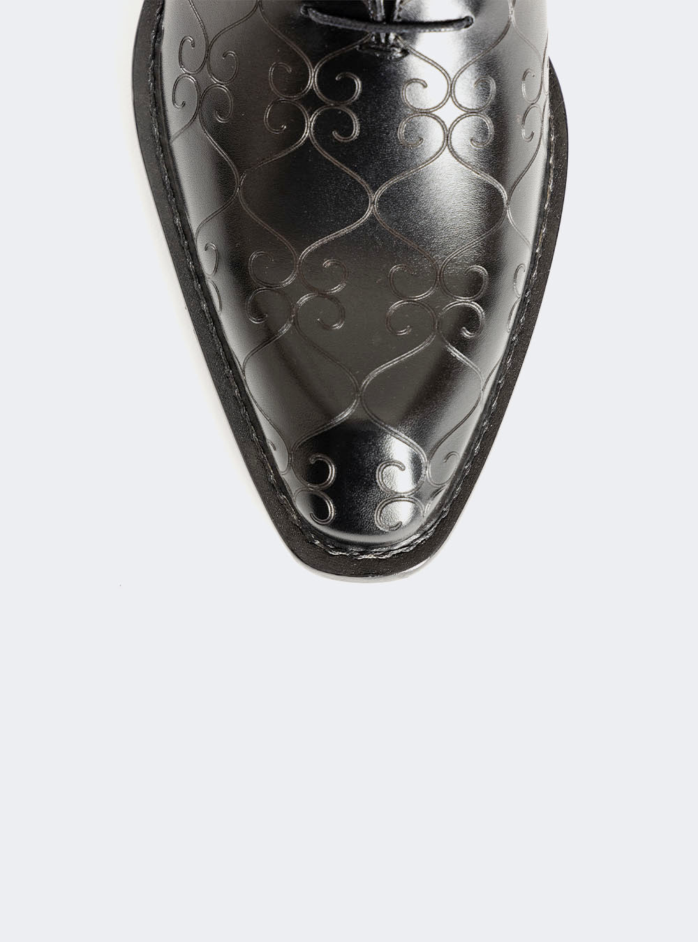 Mezlan Tribeca Laser Print Oxford - Black