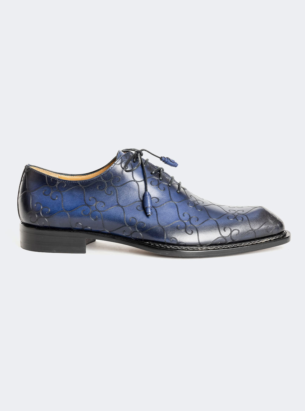 Mezlan Tribeca Laser Print Oxford - Navy