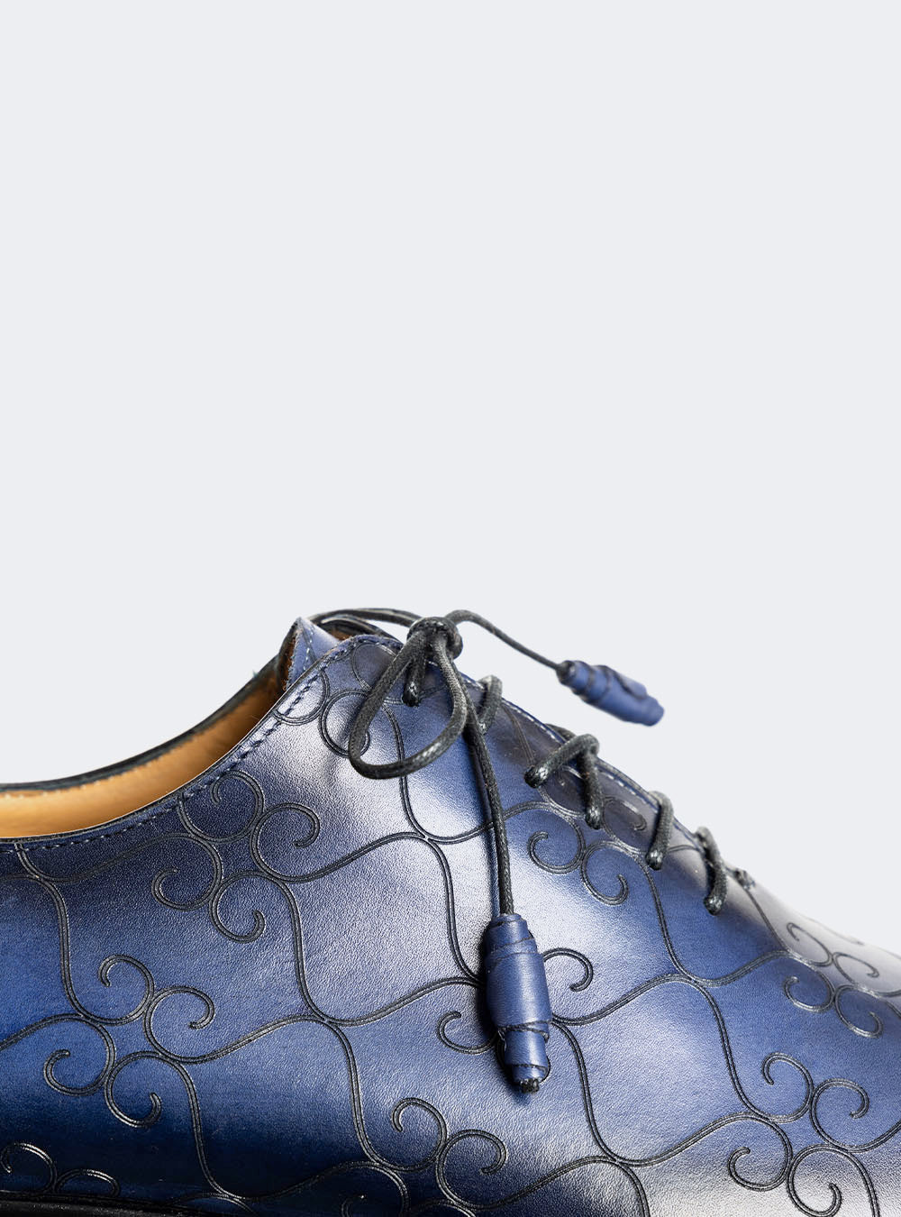 Mezlan Tribeca Laser Print Oxford - Navy