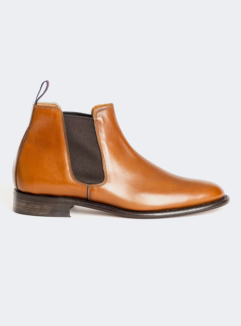 Sanders 1993 Dress Chelsea Boot - Tan Calf
