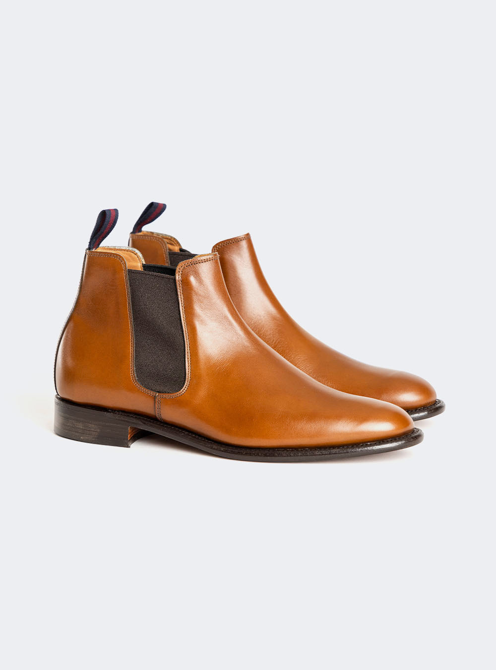 Sanders 1993 Dress Chelsea Boot - Tan Calf