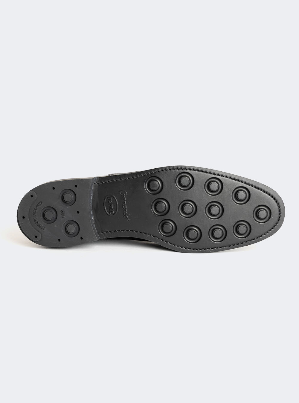 Sanders 2459 Chelsea Boot - Black Waxy Suede