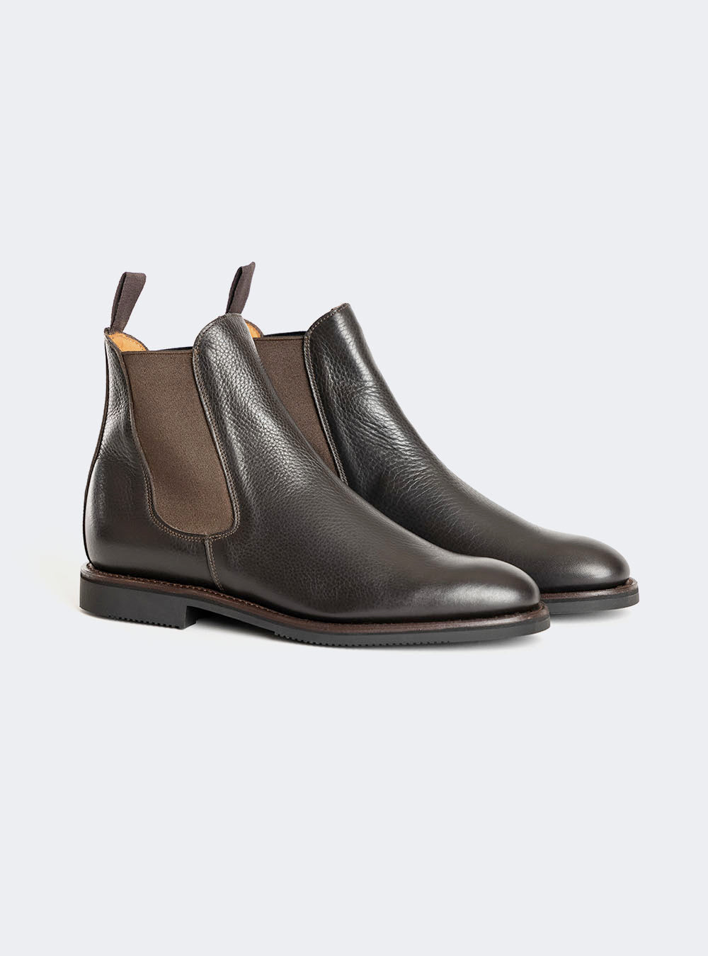 Sanders 2975 Chelsea Boot - Savage Brown Grain
